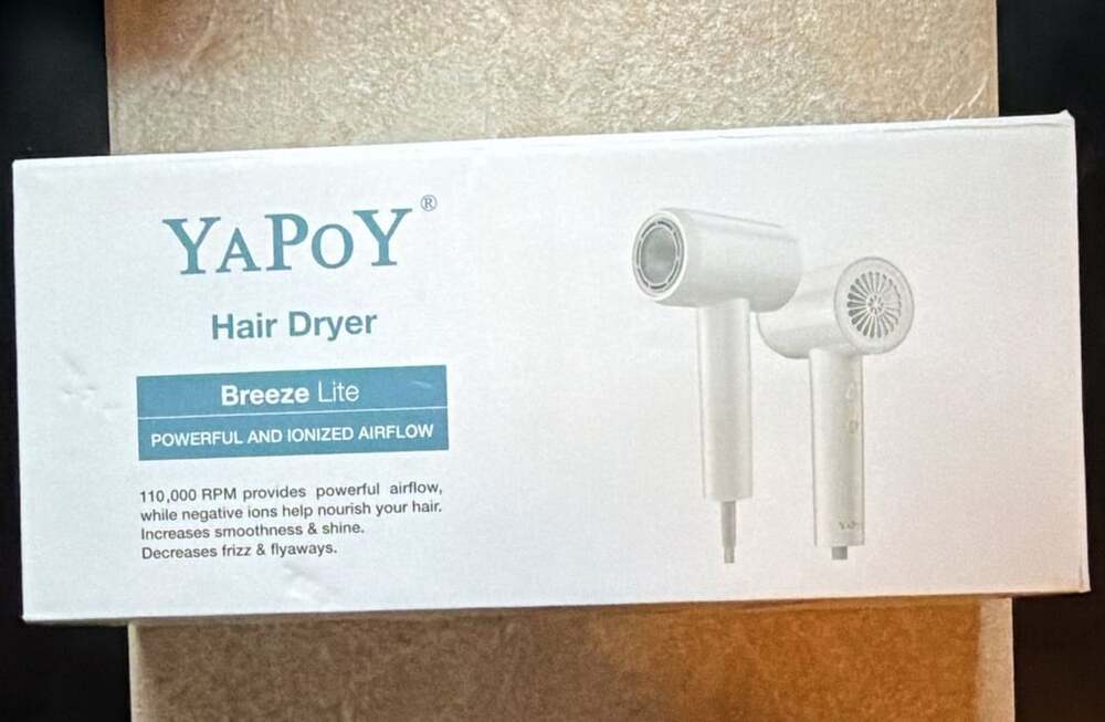 Yapoy Breeze Lite Hair Dryer White